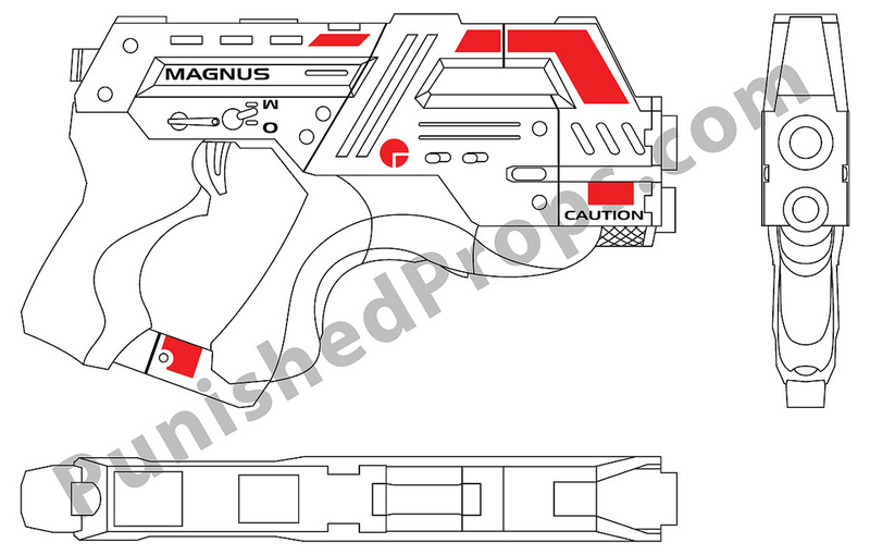 Illustration for article titled In Case You've Ever Wanted to Own One of Mass Effect 3's Punchy Heavy Pistols